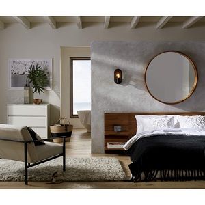 King Sized CB2: TRIANGLE BLACK COVERLET